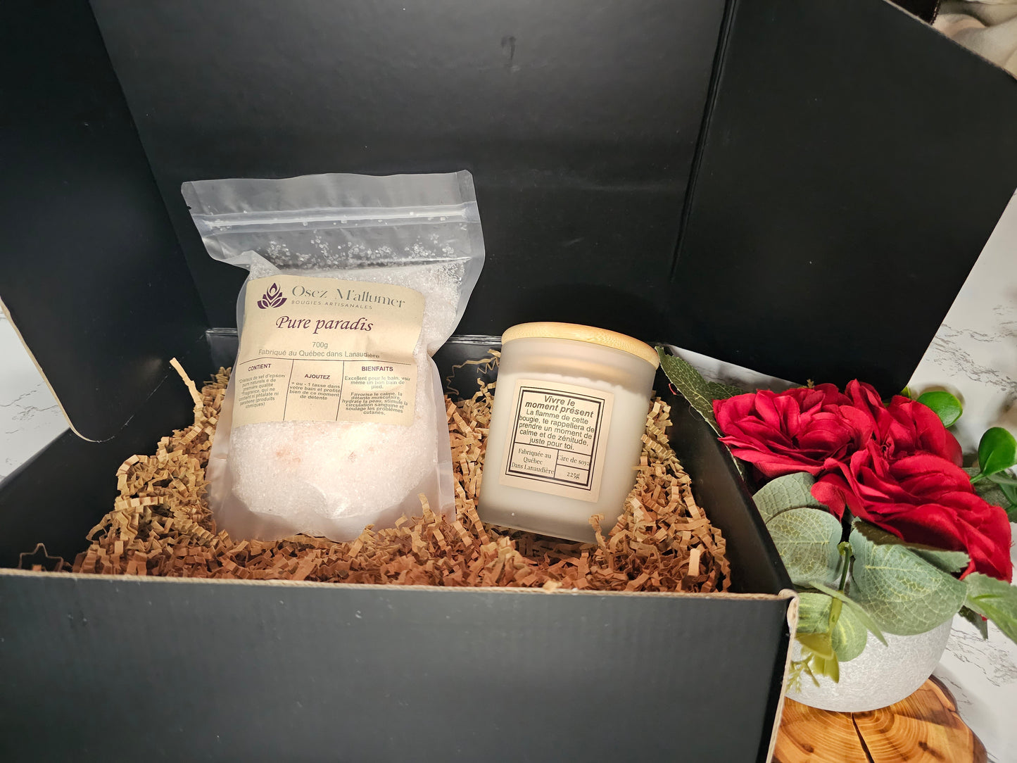 Duo Bougie et sel de bain