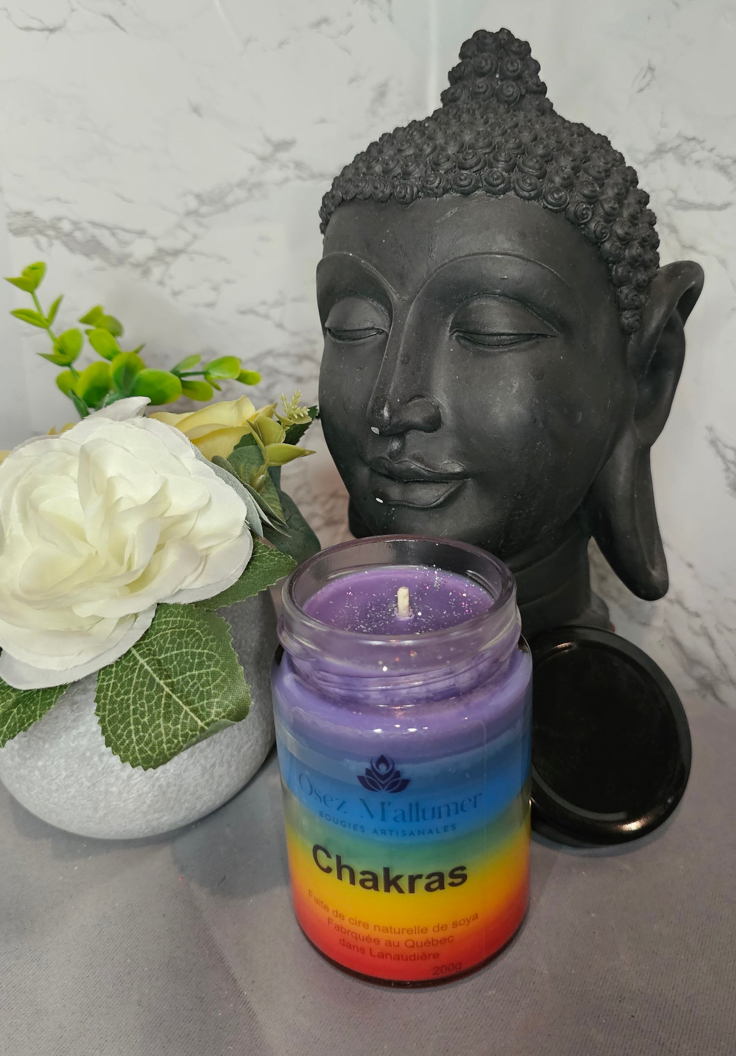 Bougie 7 chakras