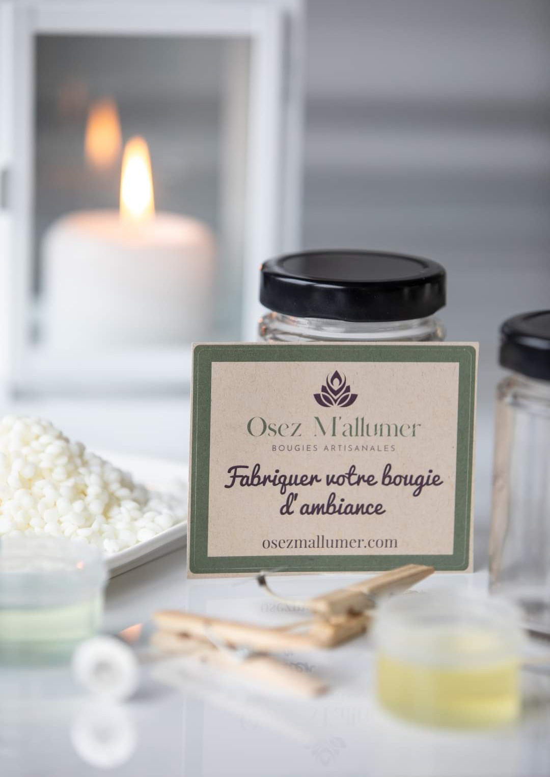 Le coffret fabrique ta bougie