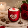 Bougie amour festive - Saint-Valentin
