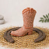 Bougie décorative équestre - Botte de cow-boy / Western
