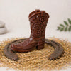 Bougie décorative équestre - Botte de cow-boy / Western