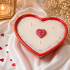 Bougie festive - Cœur de Saint-Valentin
