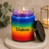 Bougie spirituelle parfumée - 7 Chakras
