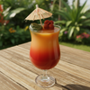 Bougie décorative cocktail - Rhum punch