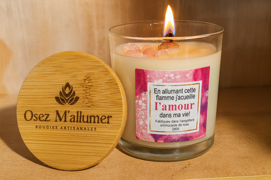 Bougies intentionnelles! Paix, amour,chance et abondance