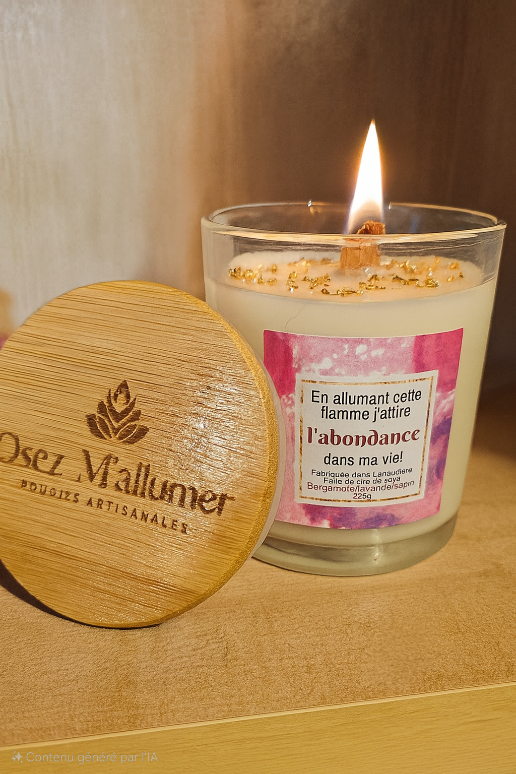 Bougies intentionnelles! Paix, amour,chance et abondance