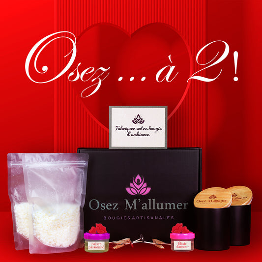 Coffret fabriquez vos bougies de saint-valentin